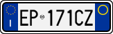 License plate of Italy, Cars (1994 year series)