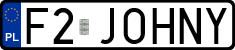 License plates of Poland, Vanity Plates