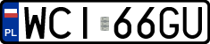License plates of Poland, Regular car plates
