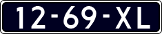 License plate of the Netherlands, Cars