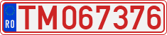 License plate of Romania, Provisional