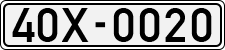 License plate of Vietnam, Cars