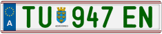 License plate of Austria, Regular plates
