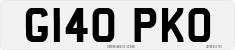 License plate of the United Kingdom, 1983 year system