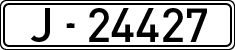 License plates of Spain, 1900 year series