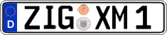 German license plate, Regular plates