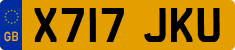 License plate of the United Kingdom, 1983 year system
