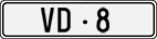 License plate of Switzerland, Cars