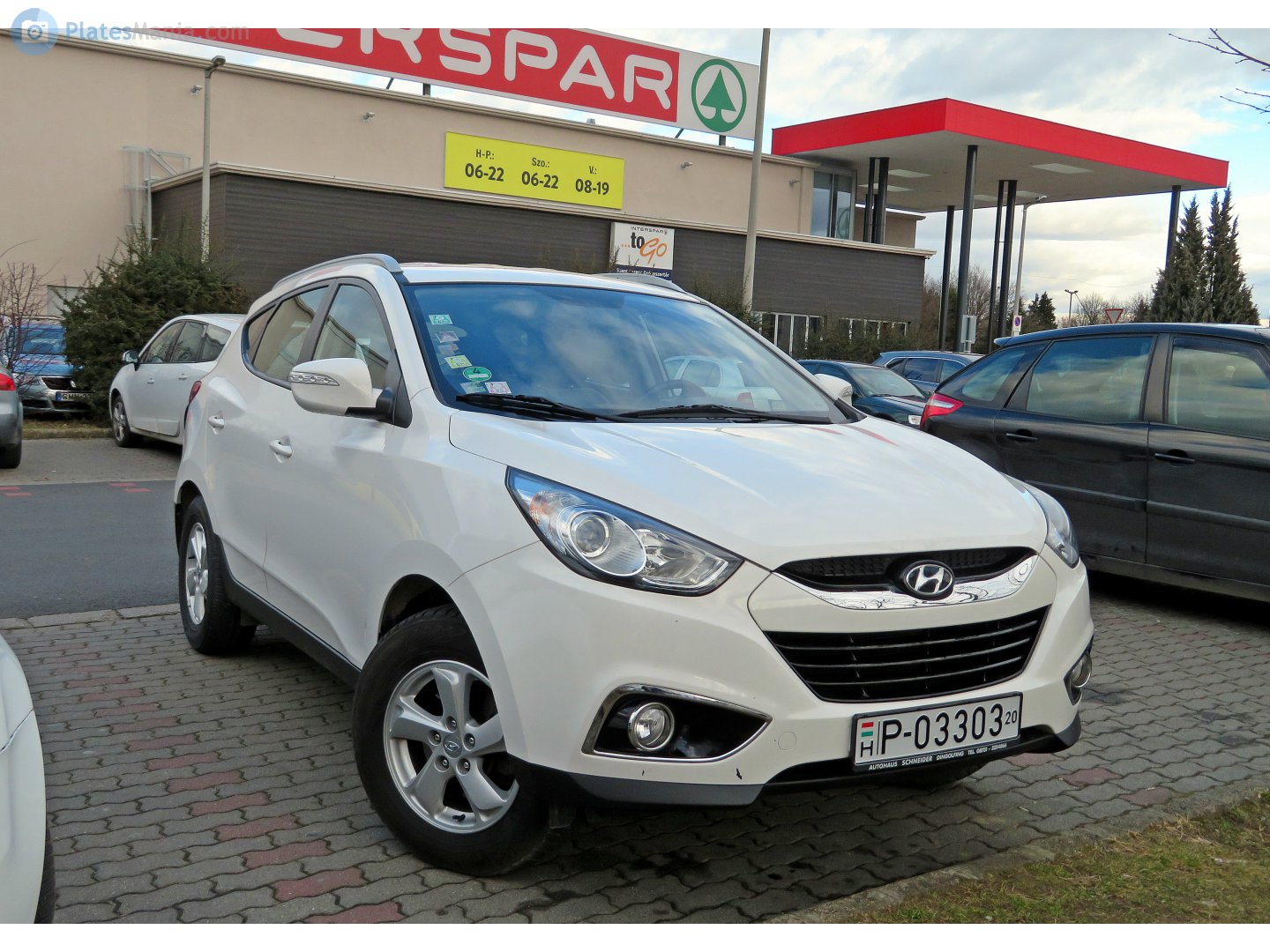 P-03303 20, Hyundai ix35 1st gen (LM), 2009–2016 (–2021 for BR-market)