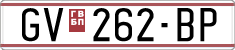 License plate of North Macedonia, Regular plates (1993)