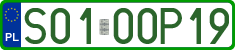License plates of Poland, Professional plates