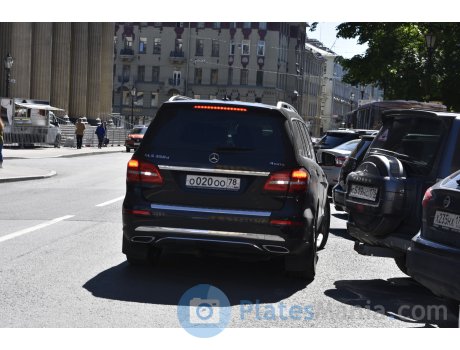 о020оо78, Mercedes-Benz GLS-Klasse