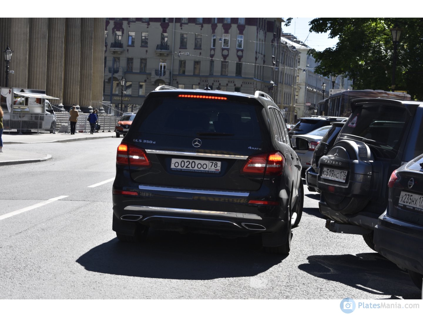 о 020 оо 78, Mercedes-Benz GLS-Klasse 1st gen (X166), 2016–2019