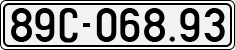 License plate of Vietnam, Cars