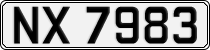 License plate of Norway, Trailers, motorcycles, special vehicles
