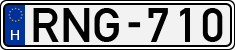 license plates of Hungary, Cars (1990)