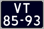 License plate of the Netherlands, Cars