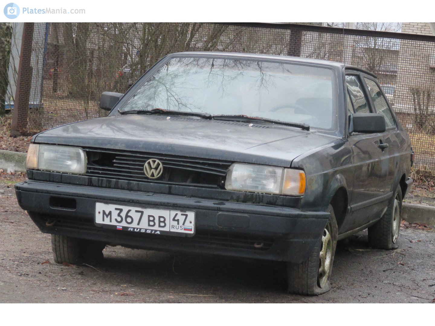м 367 вв 47, Volkswagen Fox Voyage-rebadged 2-door Sedan (Type 30; NA-market), 1987–1994