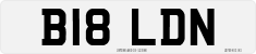 License plate of the United Kingdom, 1983 year system