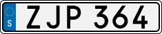 License plate of Sweden, Regular plates