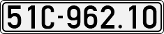 License plate of Vietnam, Cars