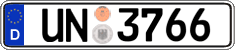 German license plate, Official services and consulates