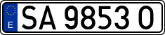 License plates of Spain, 1971 year series