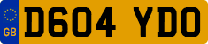 License plate of the United Kingdom, 1983 year system