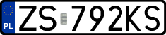 License plates of Poland, Regular car plates