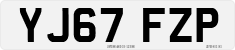 License plate of the United Kingdom, 2001 year system