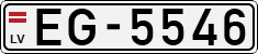 License plate of Latvia, Regular car plates