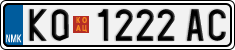 License plate of North Macedonia, Regular plates (2012)