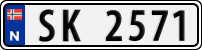 License plate of Norway, Trailers, motorcycles, special vehicles