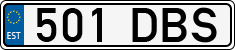 License plate of Estonia, Regular car plates