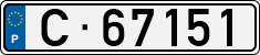 License plate of Portugal, Trailers