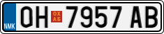 License plate of North Macedonia, Regular plates (2012)