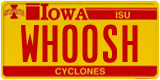 Iowa, Vanity Plates