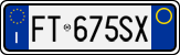 License plate of Italy, Cars (1994 year series)