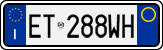 License plate of Italy, Cars (1994 year series)