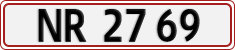 License plate of Denmark, Regular plates