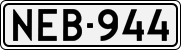 License plate of Finland, Cars