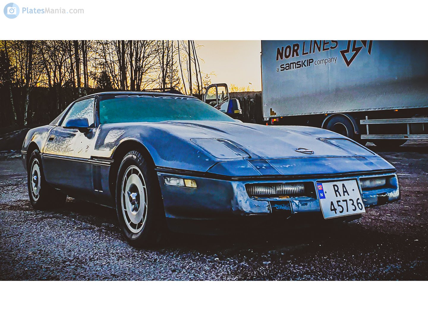 RA 45736, Chevrolet Corvette 4th gen (Sport Coupé) Targa (C4; 07), 1983–1990