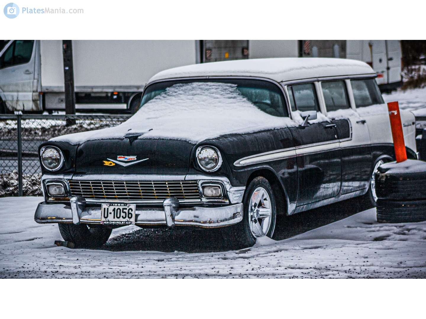 U-1056, Chevrolet Bel Air 2nd gen 1956 (Beauville) 5-door Station Wagon (2419; A-body), 1st facelift, 1955–1956