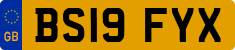 License plate of the United Kingdom, 2001 year system