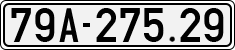License plate of Vietnam, Cars