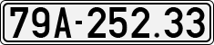 License plate of Vietnam, Cars