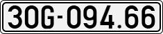 License plate of Vietnam, Cars