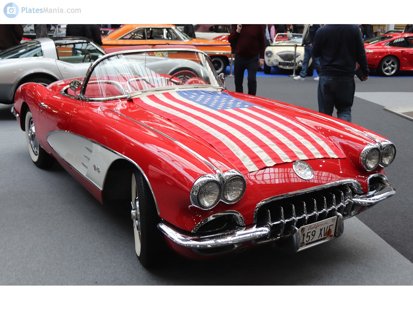 159XVF, Chevrolet Corvette 1st gen (C1; 67), 2nd facelift, 1957–1960