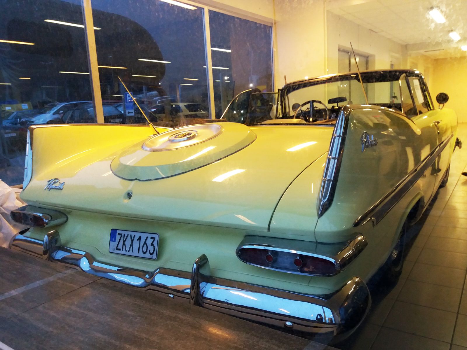 ZKX 163, Plymouth Belvedere 3rd gen 1959 2-door Convertible (MP1/MP2), facelift, 1959–1960