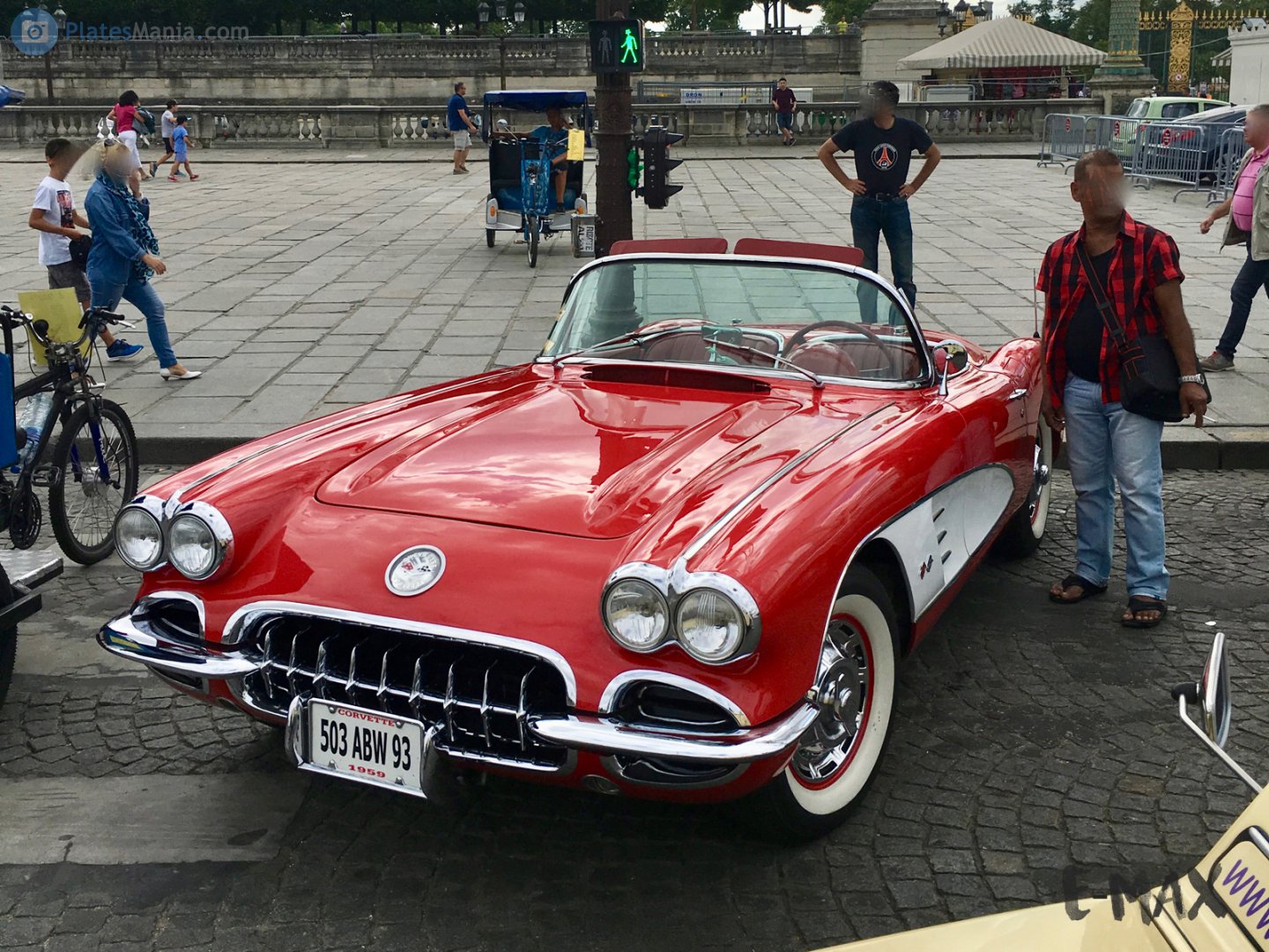 503 ABW 93, Chevrolet Corvette 1st gen (C1; 67), 2nd facelift, 1957–1960